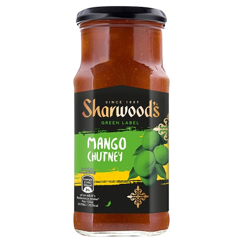 Sharwoods Green Label Mango Chutney 360g pack shot