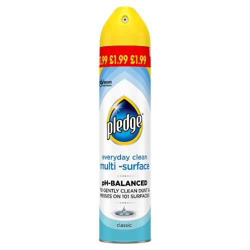 Pledge Multi Surface Aerosol 500ml PMP pack shot
