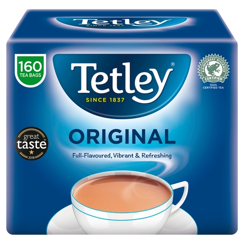 Tetley Original Tea Bags 160s 500g pack shot