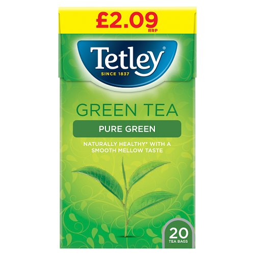 Tetley Green Lemon PMP 20s 40g pack shot