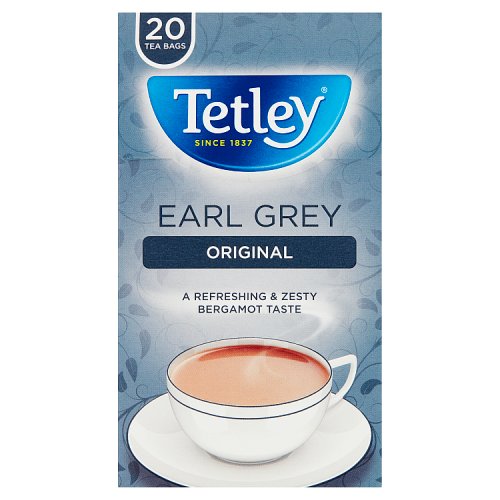 Tetley Earl Grey 20s 40g pack shot