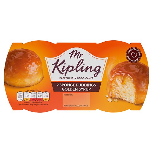Kipling Golden Syrup Sponge Pudding 108g pack shot