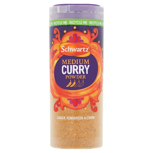 Schwartz Curry Powder Medium 90g pack shot