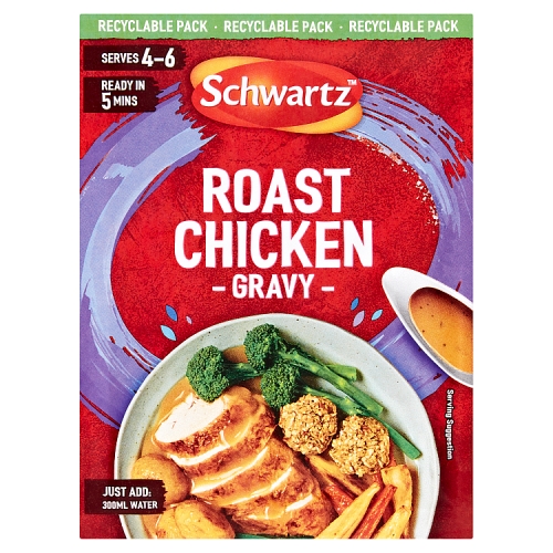 Schwartz Gravy Sach Chicken 26g pack shot