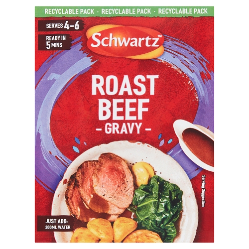 Schwartz Gravy Sach Beef 26g pack shot
