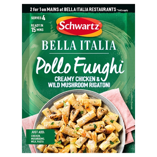 Schwartz Bella Italia Pollo Funghi 30g pack shot