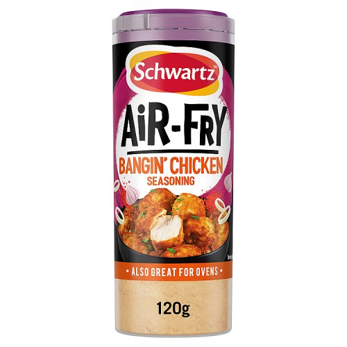 Schwartz Air Fry Bangin Chicken Seasoning 120g pack shot