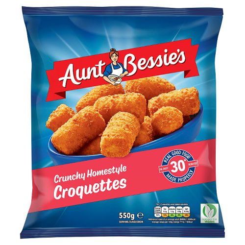 Aunt Bessies Chunky Homestyle Croquettes 550g pack shot