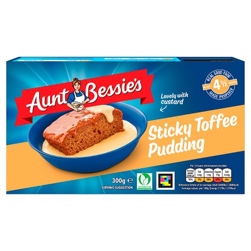 Aunt Bessies Sticky Toffee Pudding 300g pack shot