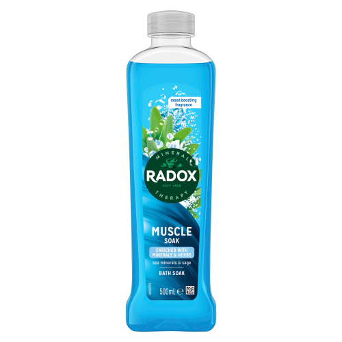 Radox Bath Muscle Soak 500ml pack shot