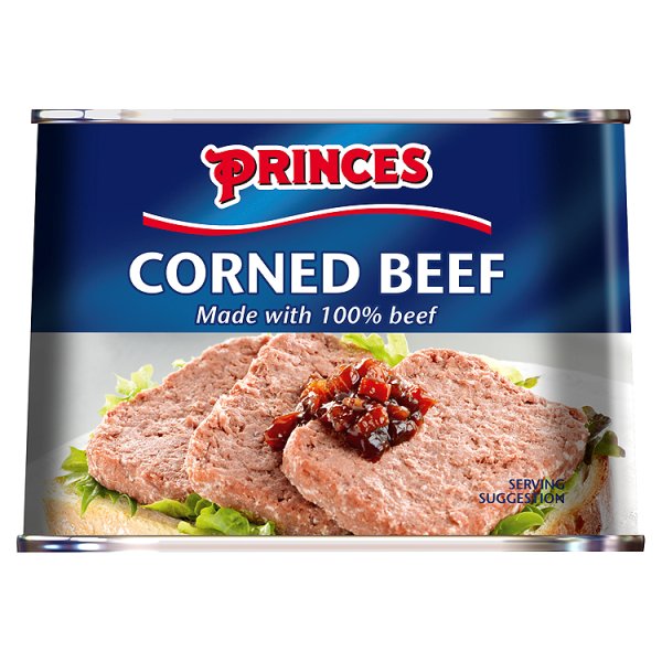 Princes Corned Beef EU Origin 200g pack shot