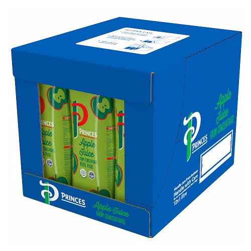 Princes Apple 100% Concentrate Juice 1Ltr pack shot