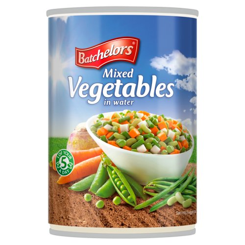 Batchelors Mixed Vegetables 400g pack shot