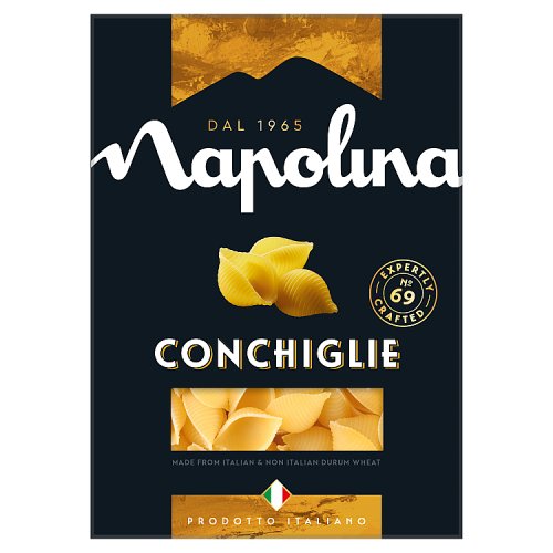Napolina Conchiglie Pasta 500g pack shot