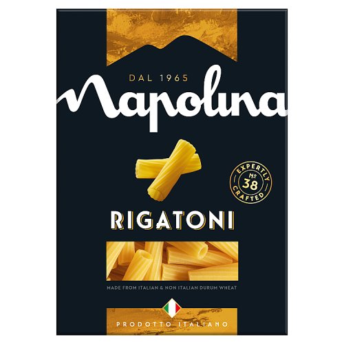 Napolina Rigatoni Pasta 500g pack shot