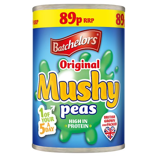 Batchelors Mushy Peas PM 89p 300g pack shot