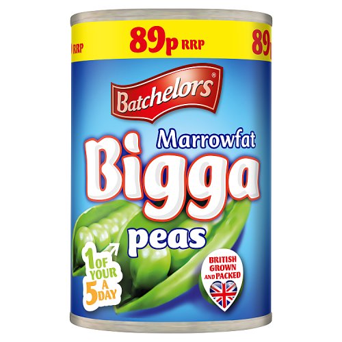 Batchelors Marrowfat Peas PM 89p 300g pack shot
