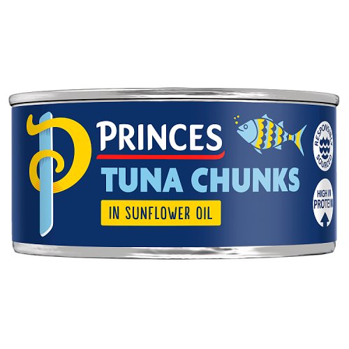 Princes Tuna Chunks in Sunflower Oil 145g pack shot