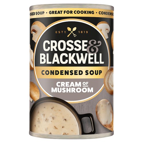 Crosse & Blackwell Condensed Cream Of Mushroom Soup 295g pack shot