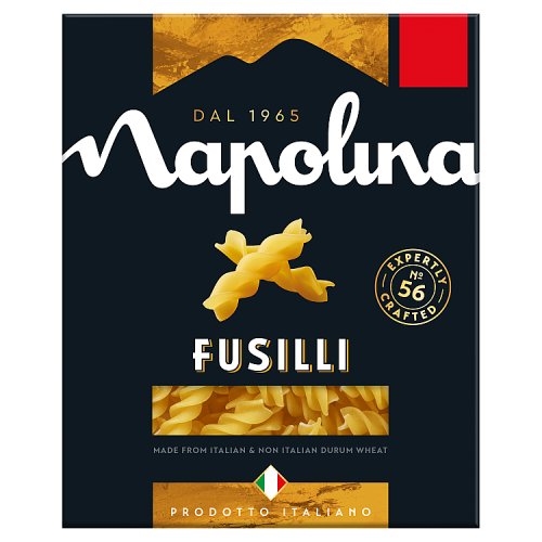 Napolina Fusilli PM £1.35 400g pack shot