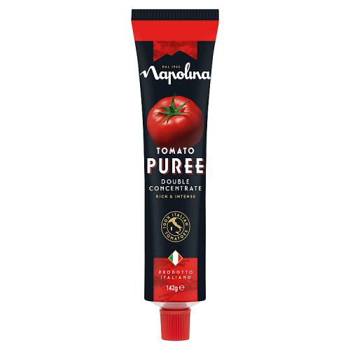 Napolina Tomato Puree PM £1.35 142g pack shot