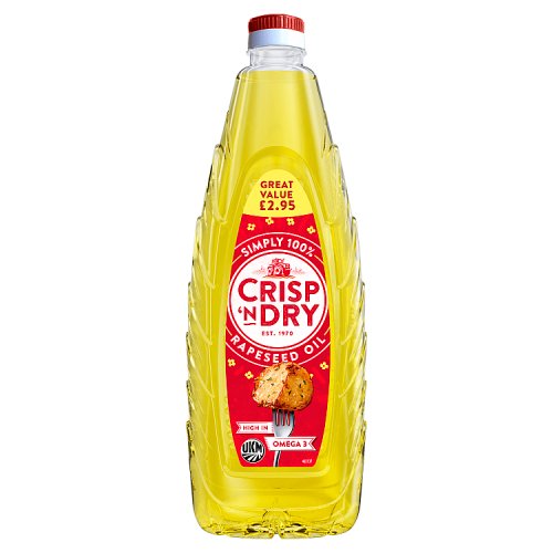 Crisp N Dry Rapeseed Oil PM £2.95 pack shot