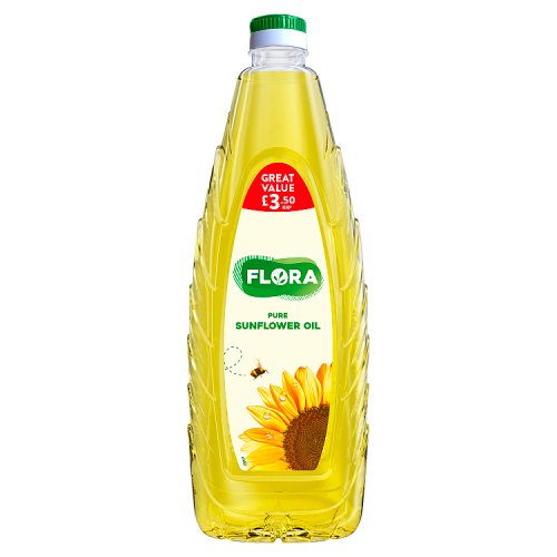 Flora Sunflower Oil PM £3.50 1Ltr pack shot