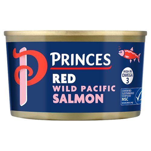 Princes Red Wild Pacific Salmon 213g pack shot