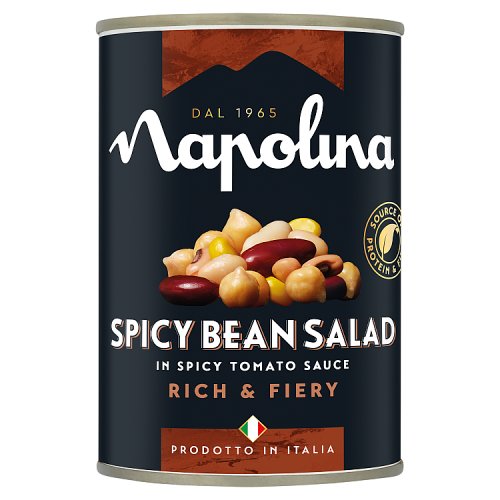 Napolina Spicy Bean Salad 400g pack shot