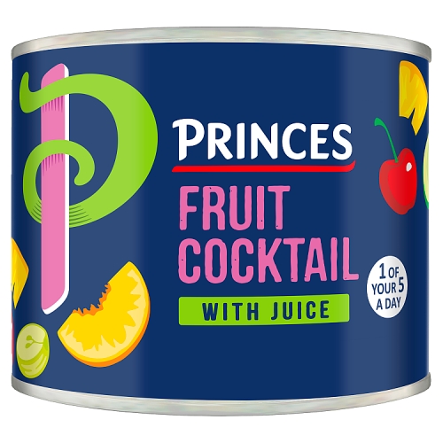 Princes Fruit Cocktail 220g pack shot