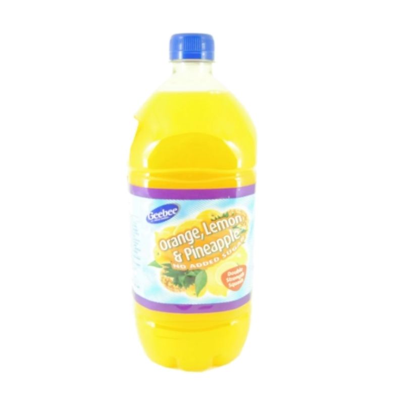 Geebee Orange Lemon & Pineapple Juice NAS 1.5Ltr pack shot