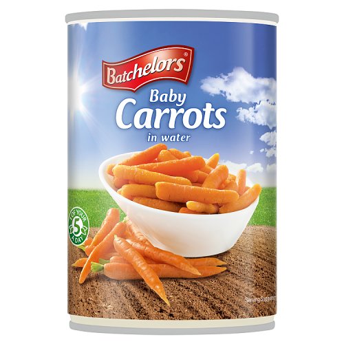 Batchelors Baby Carrots 400g pack shot