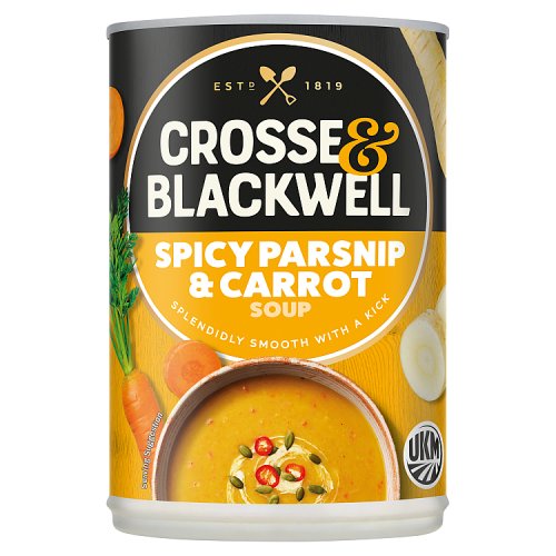 Crosse & Blackwell Spicy Parsnip & Carrot Soup 400g pack shot
