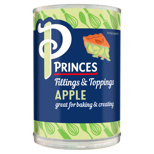 Princes Apple Fruit Filling 395g pack shot