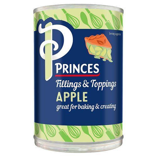 Princes Fillings & Toppings Apple 395g pack shot