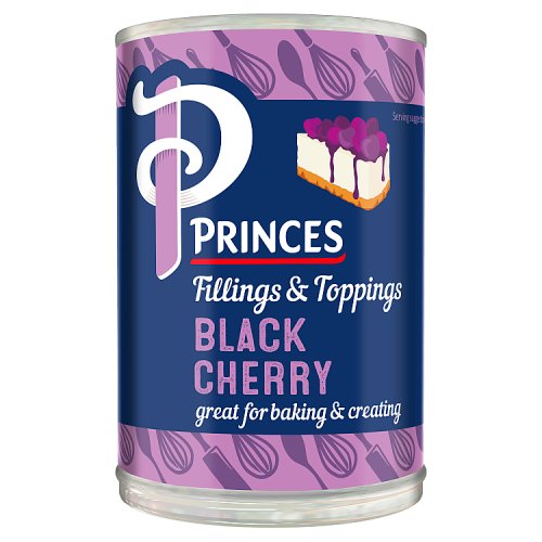 Princes Fillings & Toppings Black Cherry 410g pack shot