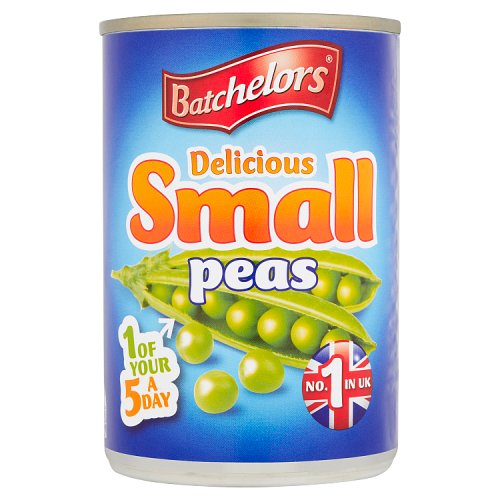 Batchelors Delicious Small Peas 300g pack shot