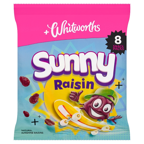 Whitworths Sunny Raisins 8pk (8 x 14g) pack shot