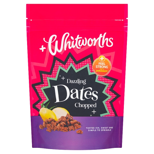 Whitworths Chopped Dates 250g pack shot