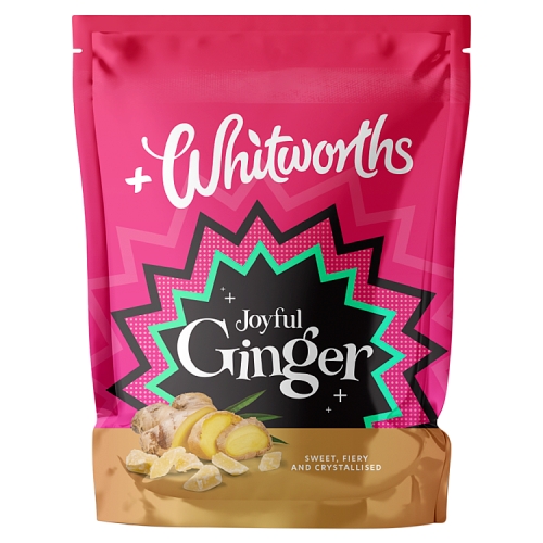 Whitworths Crystalised Ginger 175g pack shot