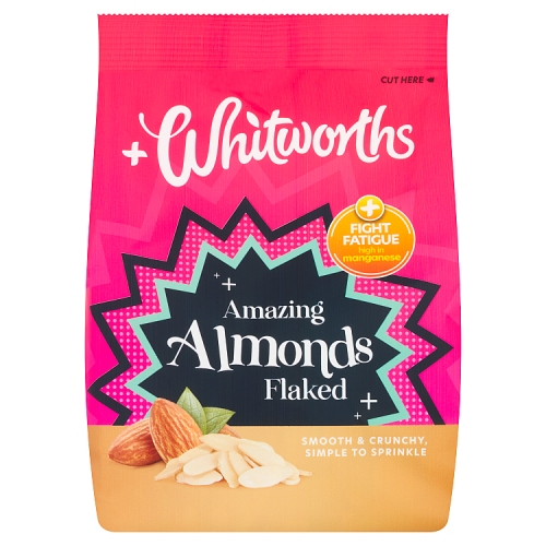 Whitworths Flaked Almonds 150g pack shot