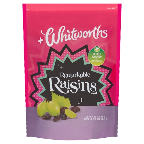Whitworths Juicy Raisins 325g pack shot