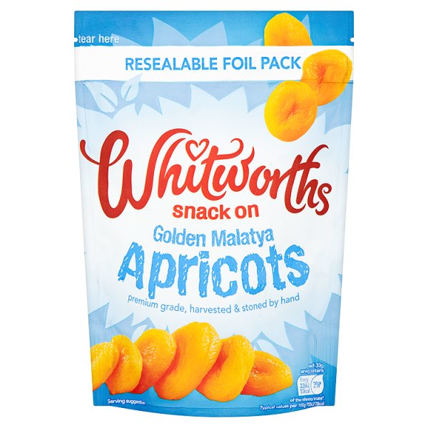 Whitworths Soft Apricots 140g pack shot