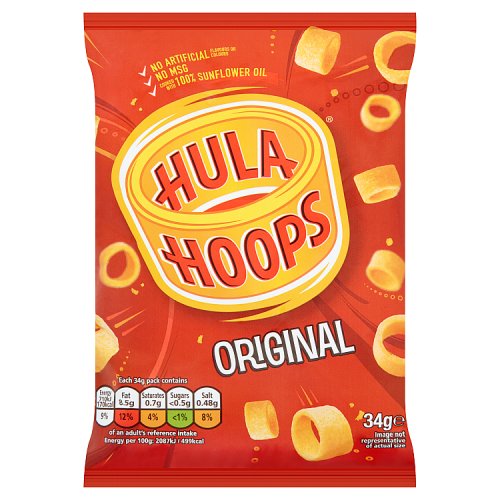 Hula Hoops Original 34g pack shot