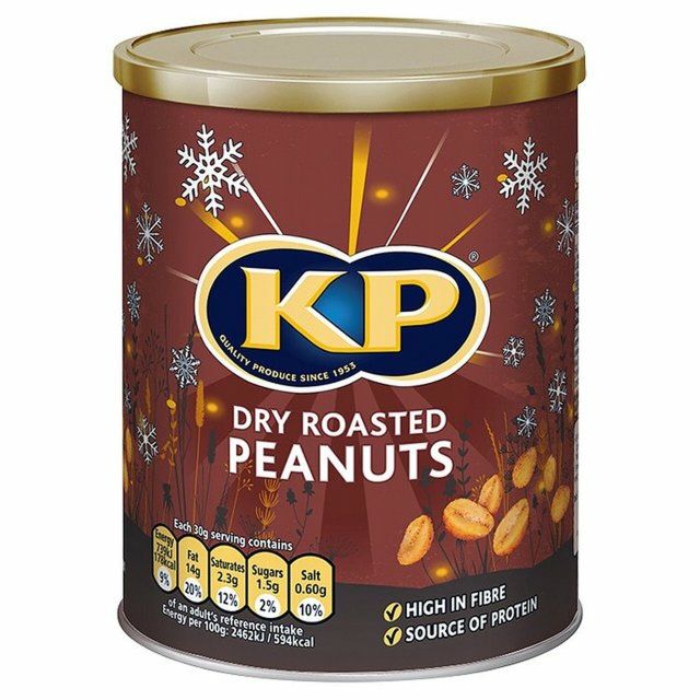 KP Dry Roasted Peanuts Caddy 375g pack shot