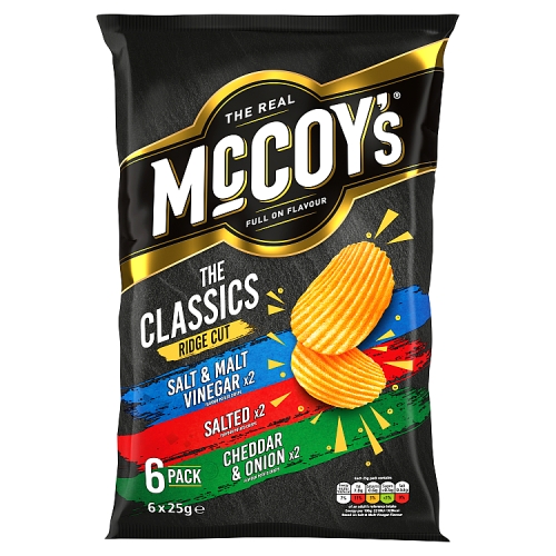 Mccoys Classic 6pk (6 x 25g) pack shot