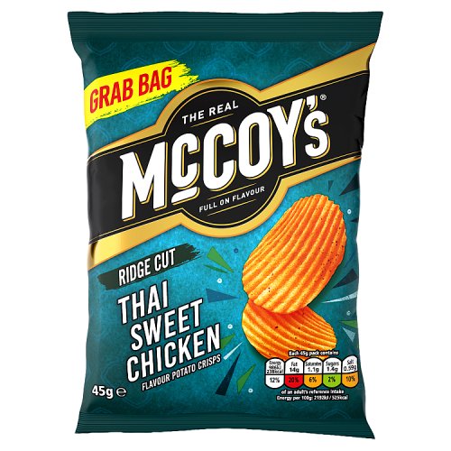 McCoys Thai Sweet Chicken Grab Bag 45g pack shot