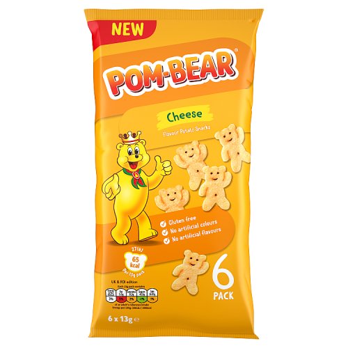 Pom Bear Cheese 6pk (6 x 13g) pack shot