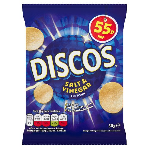 Discos Salt & Vinegar 30g PMP pack shot