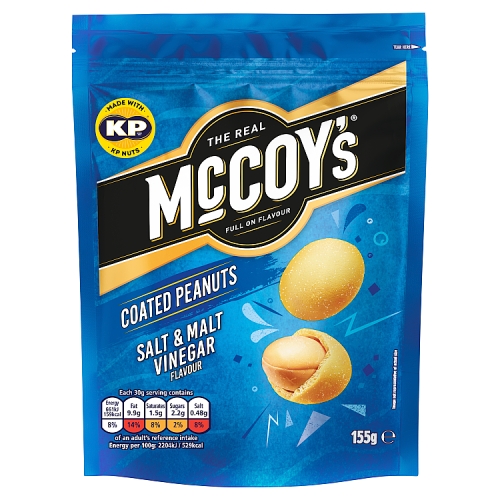 Mccoys Sea Salt Nuts 155g pack shot